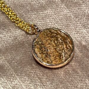 Natural Picture Jasper Pendant Necklace NWOTS